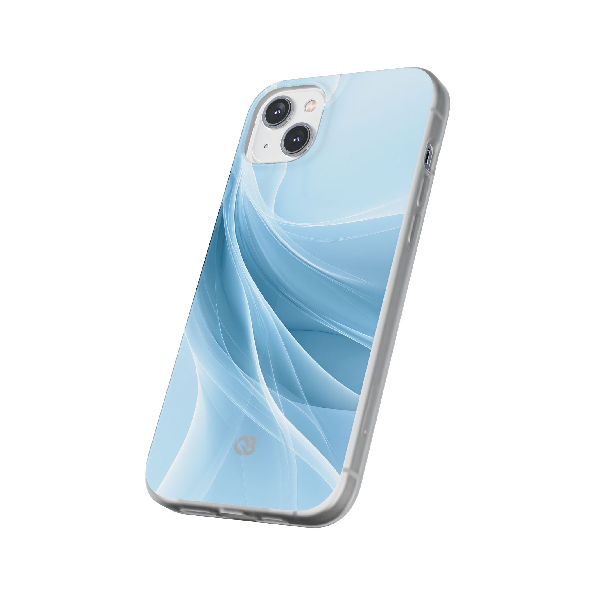 Blue Lite Phone Case for iPhone - Arctic Silk Drift