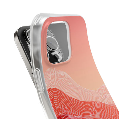Coral Ridge Contours · Lite Phone Case for iPhone ·  Red