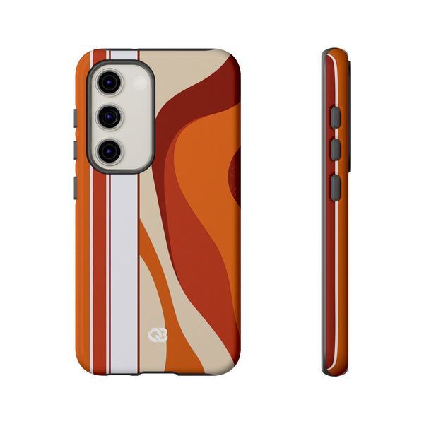 Terracotta Strata · Tough Phone Case for Samsung · Orange