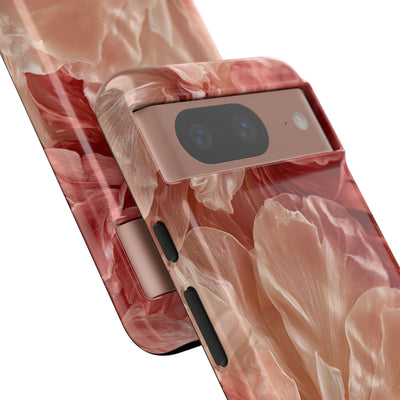 Blush Silk Bloom · Tough Phone Case for Pixel ·  Pink