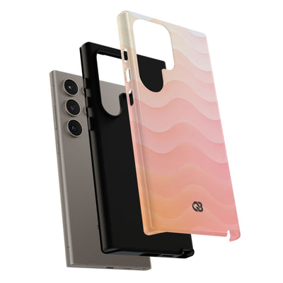 Blush Horizon Waves · Tough Phone Case for Samsung · Pink
