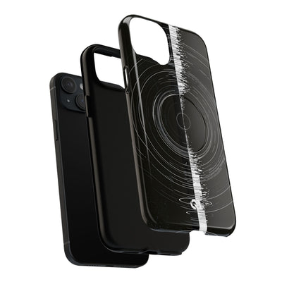 Black Tough 2.0 Magsafe Phone Case for iPhone - Obsidian Orbital Signal
