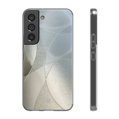 Silver Lite Phone Case for Samsung - Frosted Silver Mosaic
