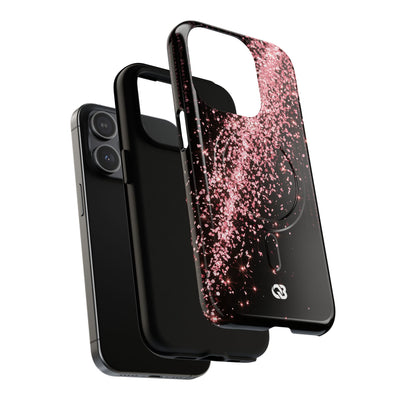 Rose Digital Cascade · Tough 2.0 Magnetic Phone Case for iPhone · Pink