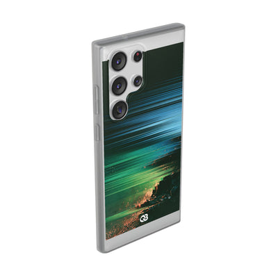 Digital Shoreline Drift · Lite Phone Case for Samsung · Teal