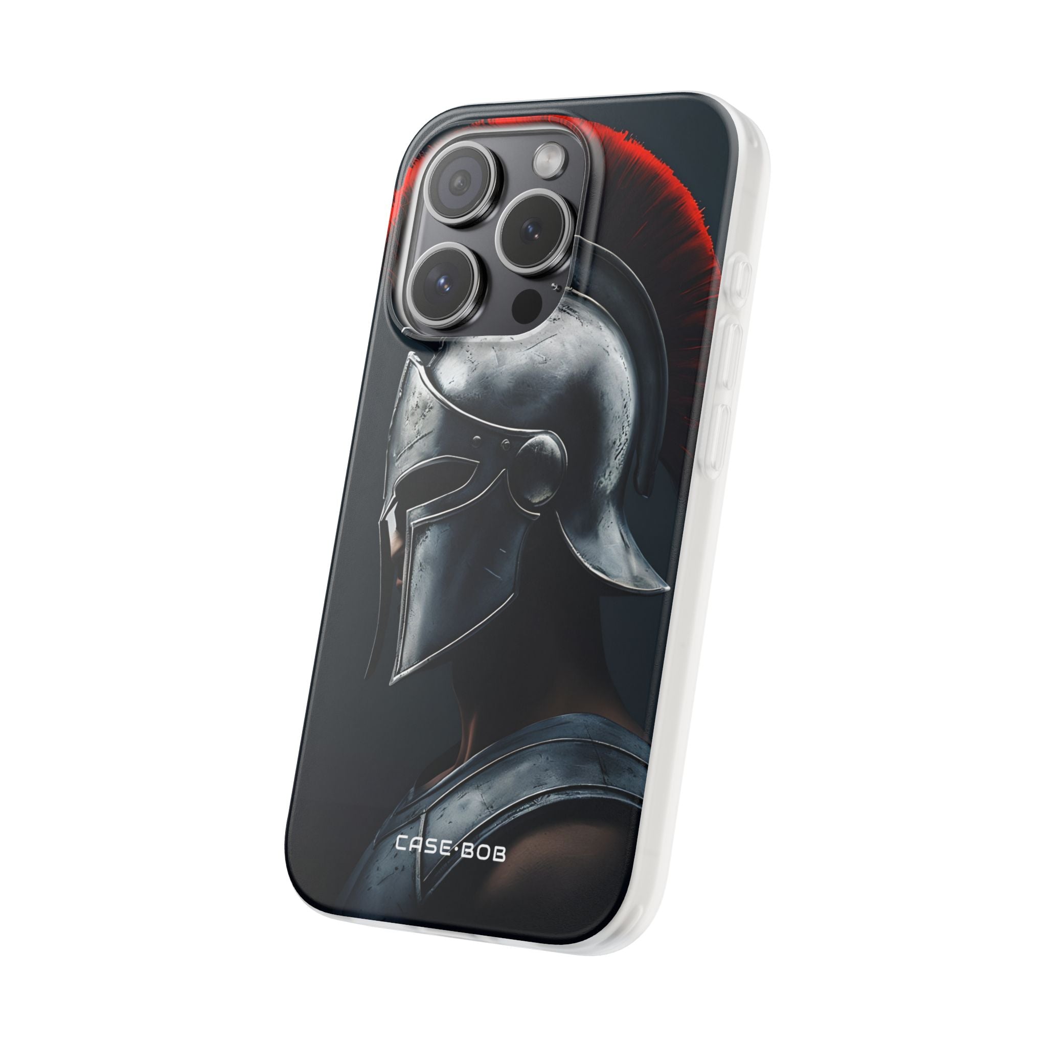 Silver Centurion iPhone 15 Pro Case - Soft
