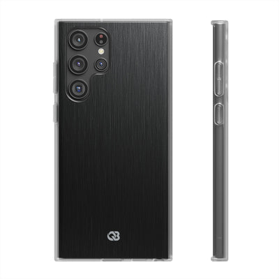 Obsidian Brushed Steel · Lite Phone Case for Samsung · Black