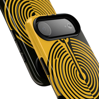 Yellow Tough 2.0 Magsafe Phone Case for iPhone - Voltage Sector Pulse