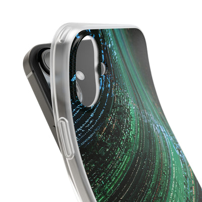 Orbital Data Stream · Lite Phone Case for iPhone ·  Green