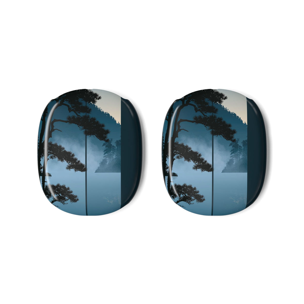 Misty Pine Horizon · Hard Case for AirPods Max · Teal