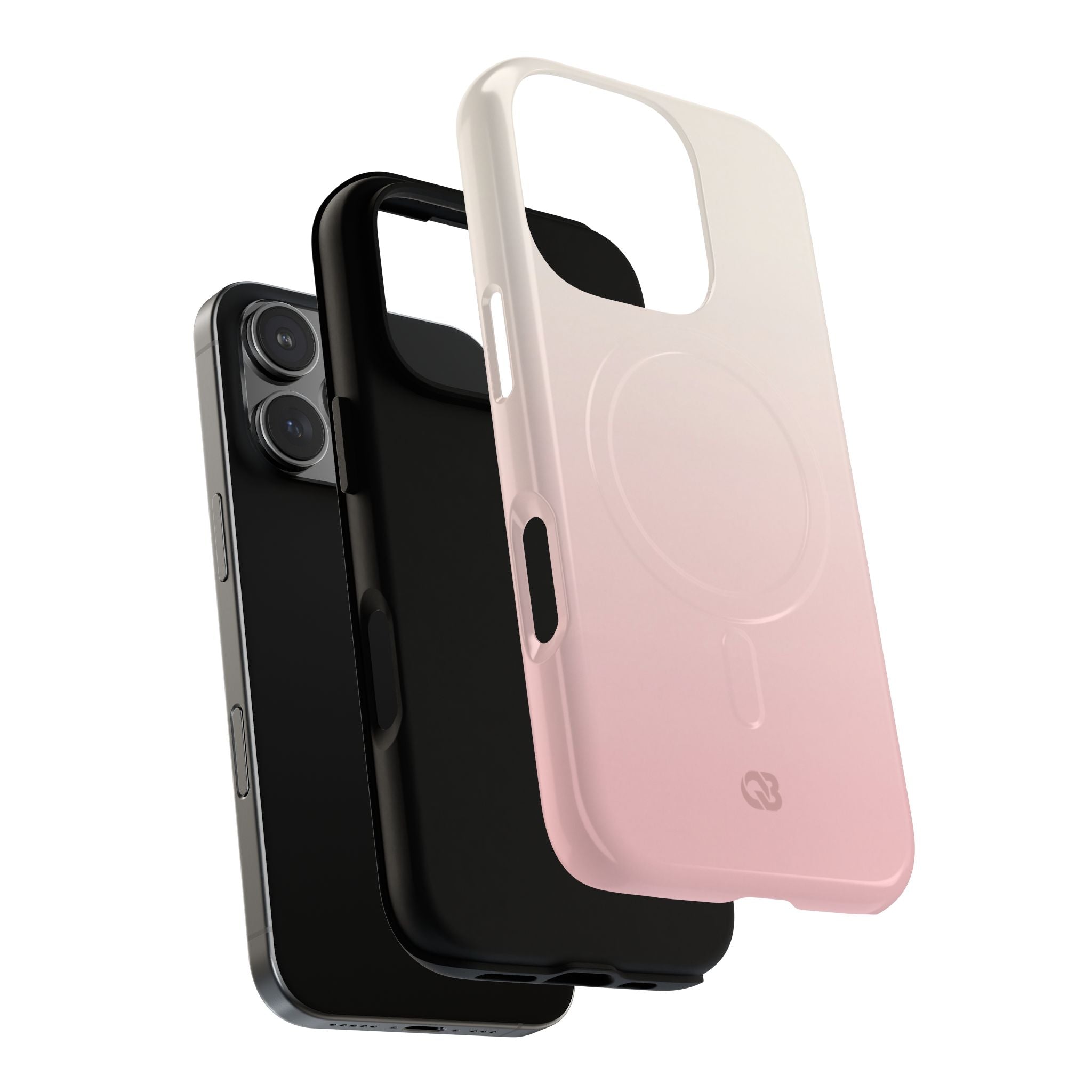 Pink Tough 2.0 Magsafe Phone Case for iPhone - Frosted Blush Horizon