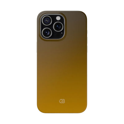 Gold Lite Phone Case for iPhone - Scorched Gold Haze