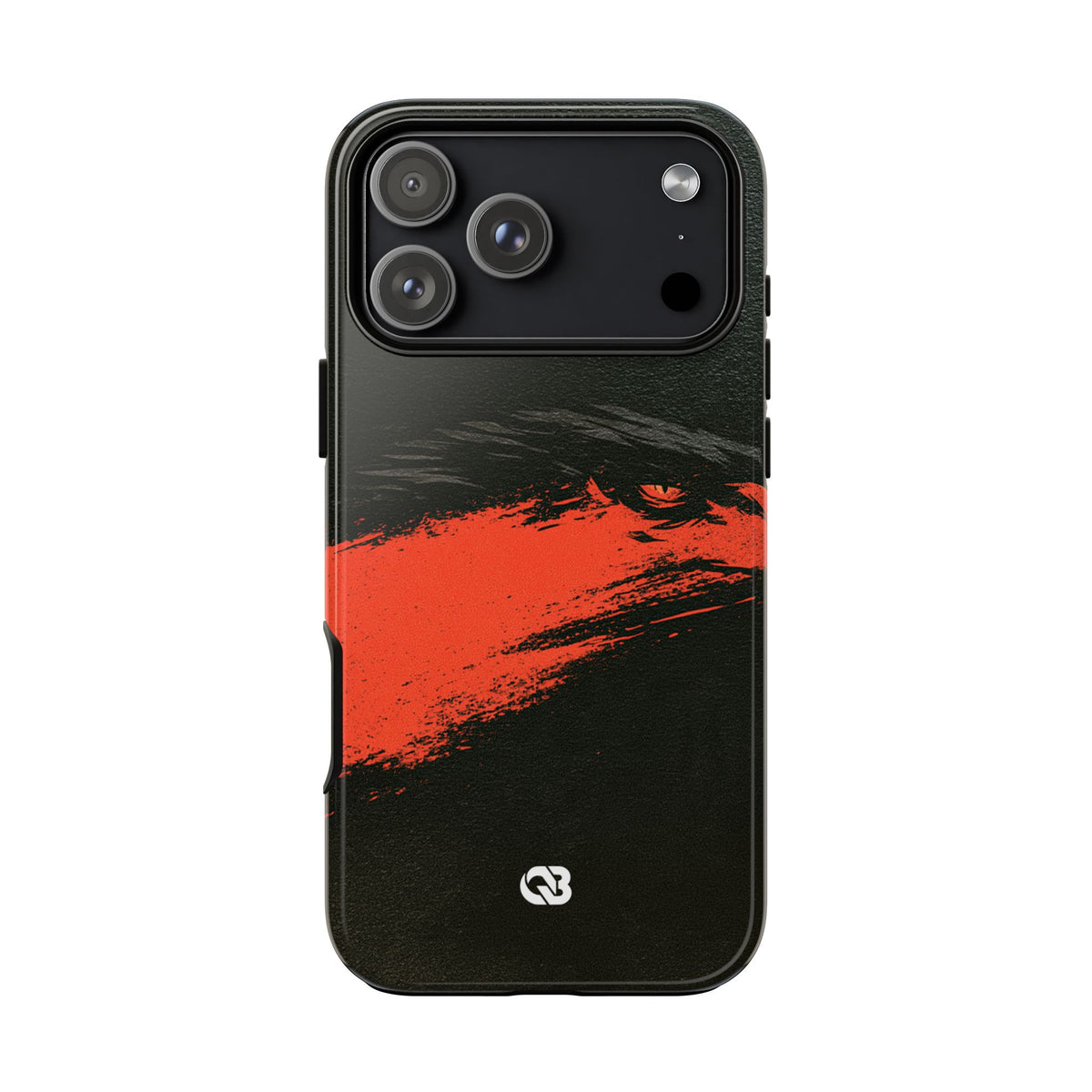 Crimson Raptor Noir · Tough Phone Case for iPhone · Black