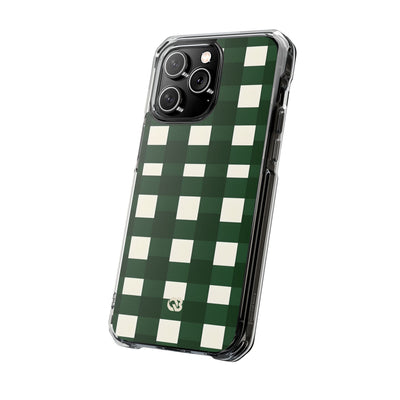 Hunter Green Rutig · Impact Mobilskal för iPhone · Magsafe