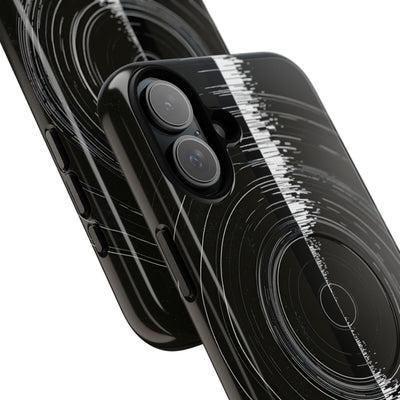Black Tough 2.0 Magsafe Phone Case for iPhone - Obsidian Orbital Signal