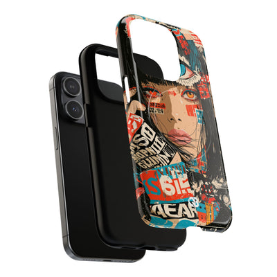 Shibuya Street Collage · Tough 2.0 Magnetic Phone Case for iPhone · Red