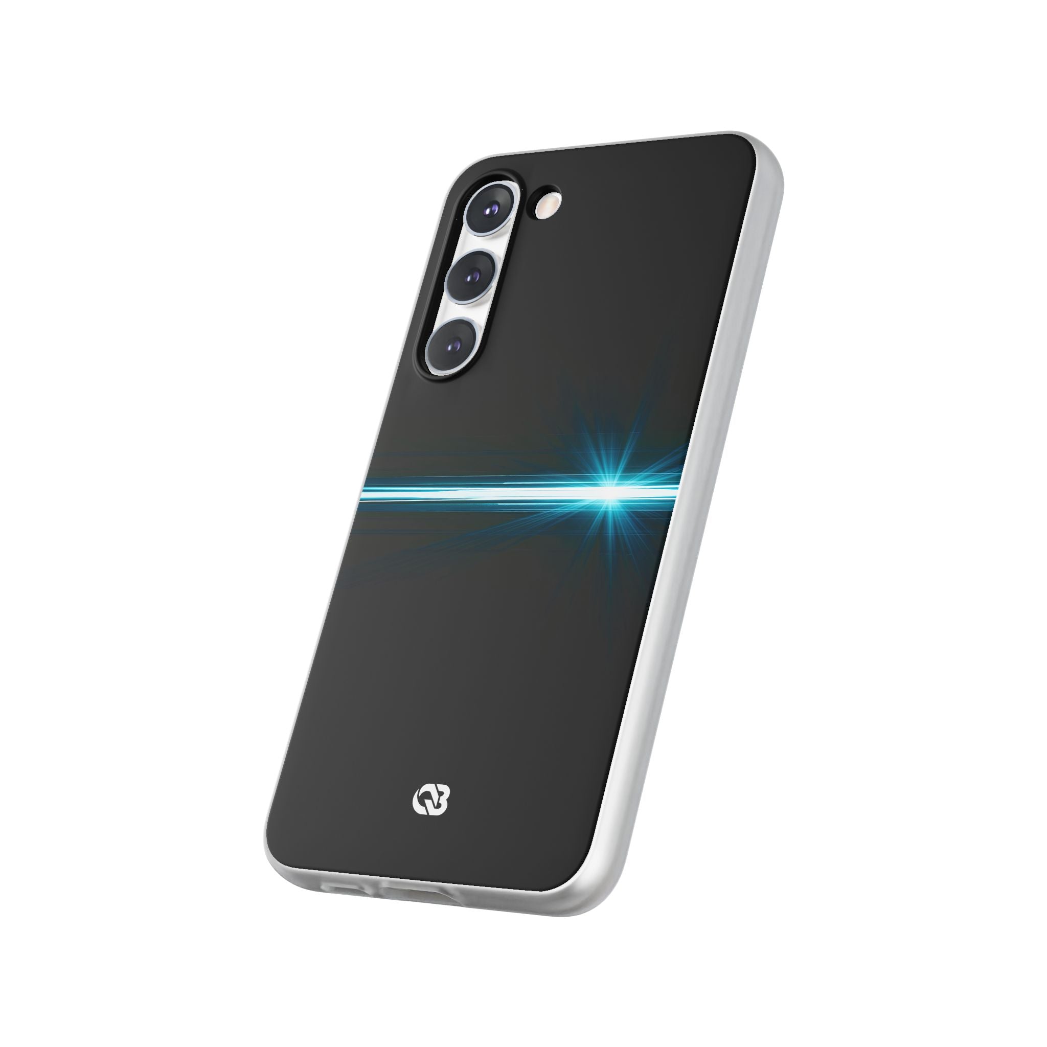Blue Lite Phone Case for Samsung - Electric Cyan Ray