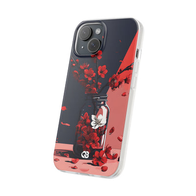 Crimson Blossom Jar · Soft Coque de téléphone pour iPhone