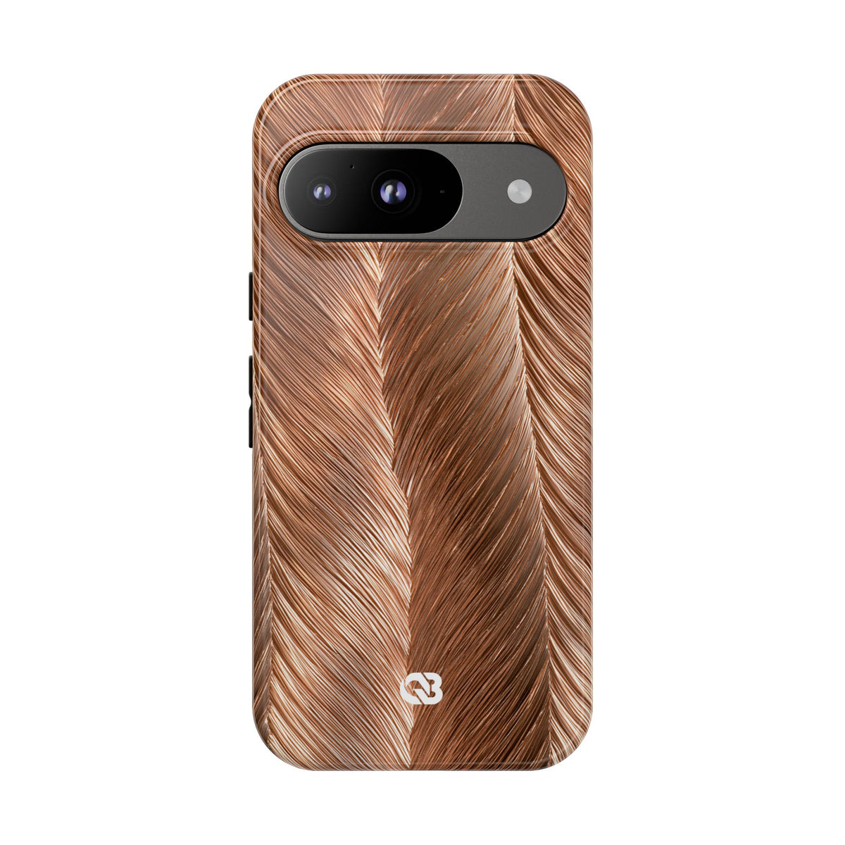 Rose Gold Weave · Tough Phone Case for Pixel ·  Brown