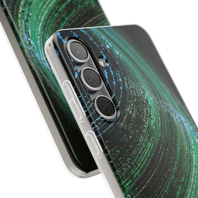 Orbital Data Stream · Lite Phone Case for Samsung · Green