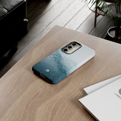 Teal Tough Phone Case for Samsung - Cyan Vector Lattice