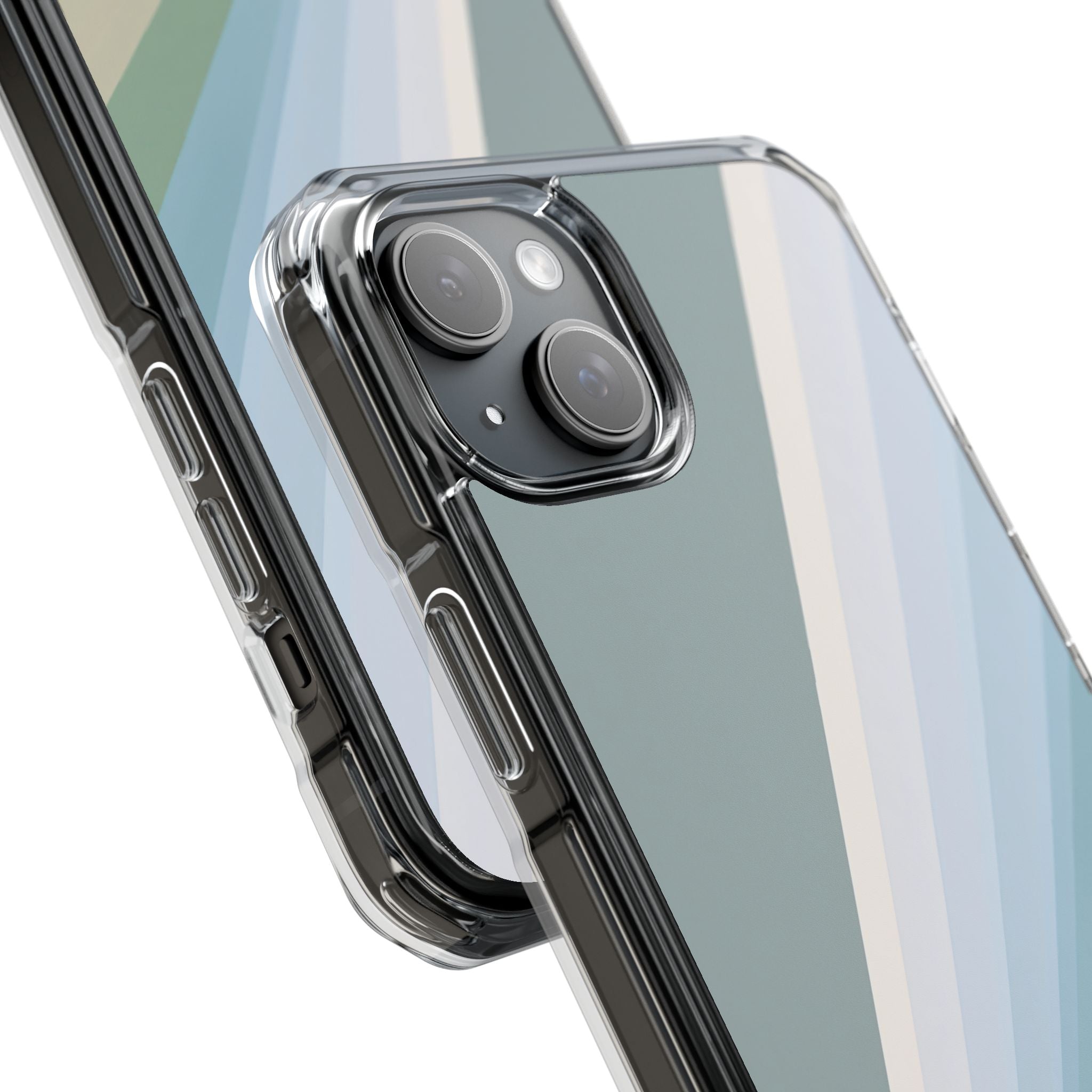 Green Impact MagSafe Phone Case for iPhone - Sage Prism Beam
