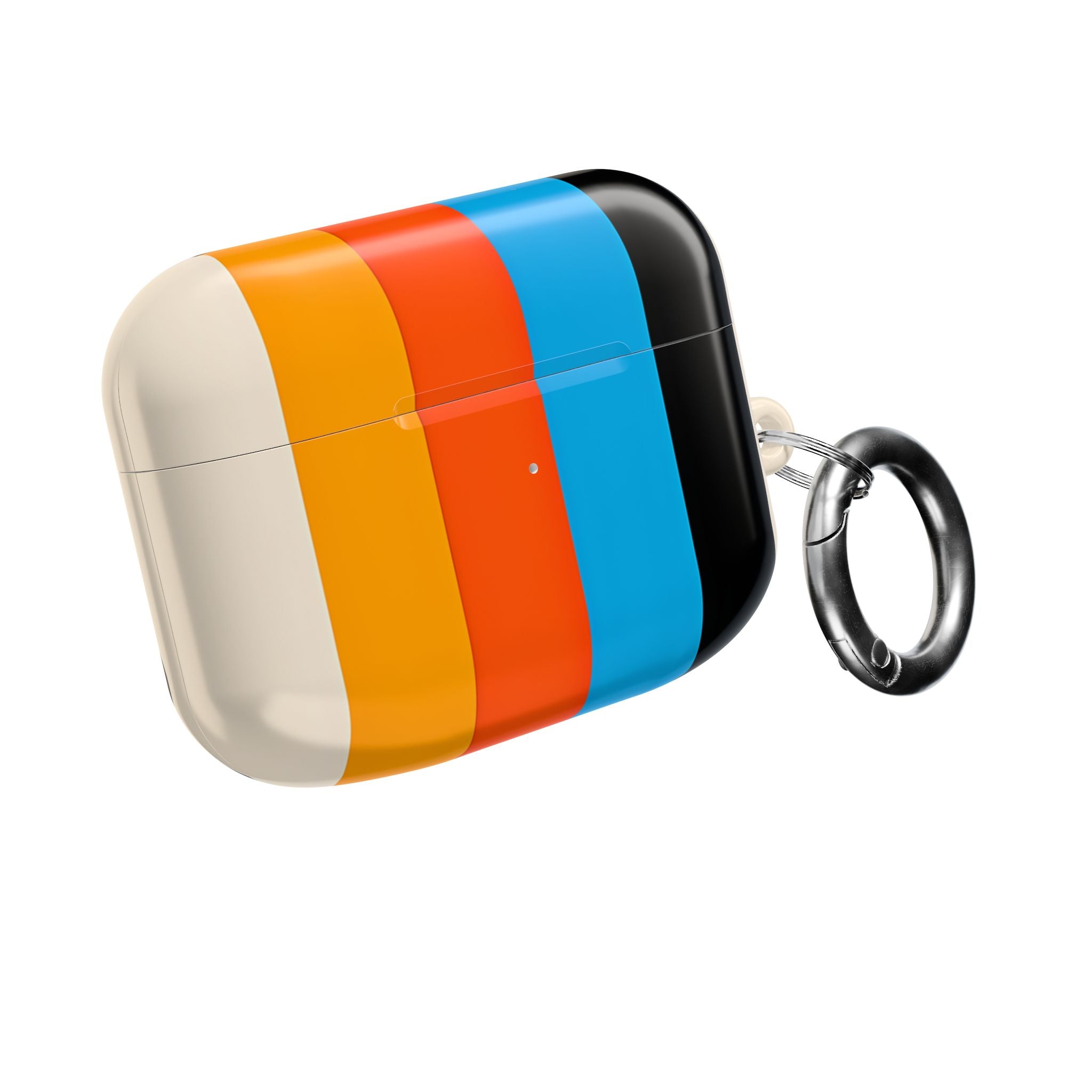 Rainbow Stripes Beige - AirPods Case
