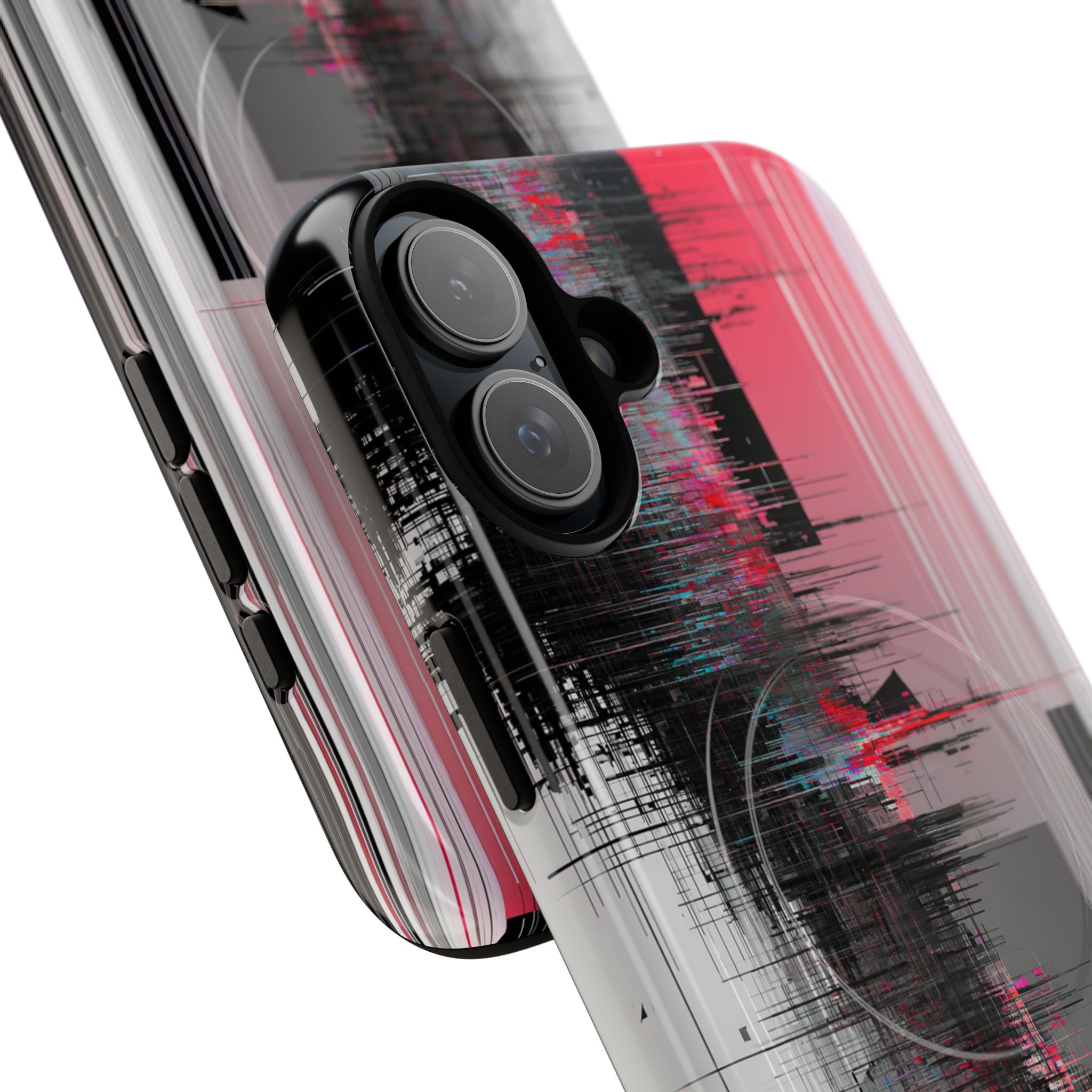 Black Tough 2.0 Magsafe Phone Case for iPhone - Crimson Data Leak