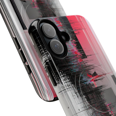 Black Tough 2.0 Magsafe Phone Case for iPhone - Crimson Data Leak