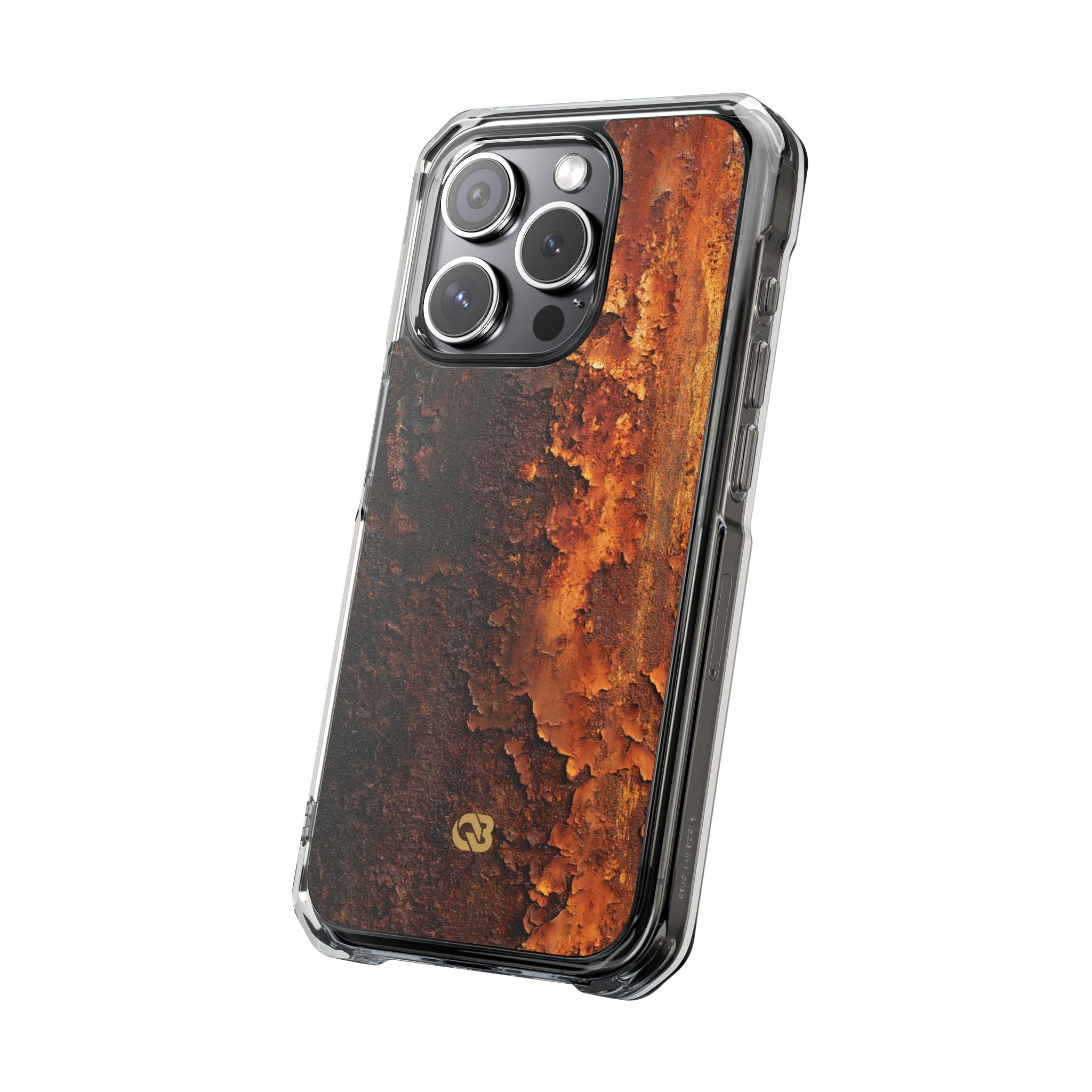 Orange Impact MagSafe Phone Case for iPhone - Oxidized Iron Crust