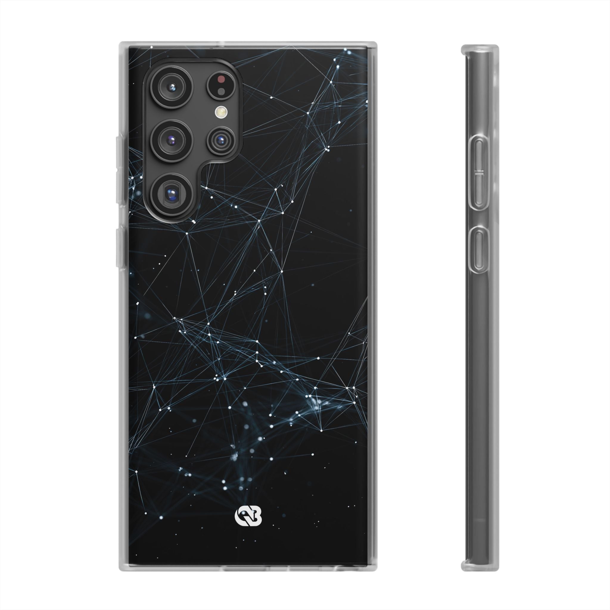 Black Lite Phone Case for Samsung - Arctic Neural Mesh