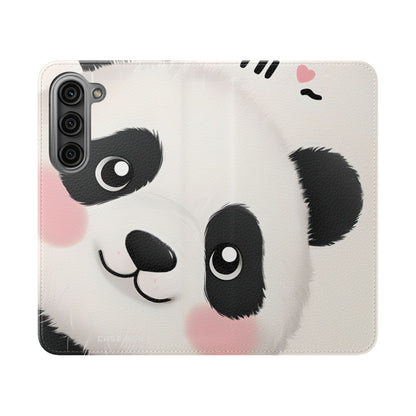 Peeking Panda Blush - Samsung S23 Case - Wallet