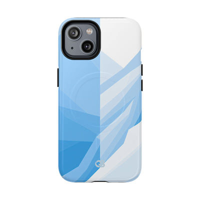 Blue Tough 2.0 Magsafe Phone Case for iPhone - Arctic Glacial Ridge