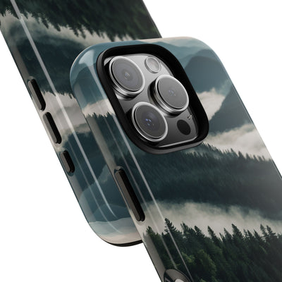 Misty Pine Peaks · Tough Phone Case for iPhone