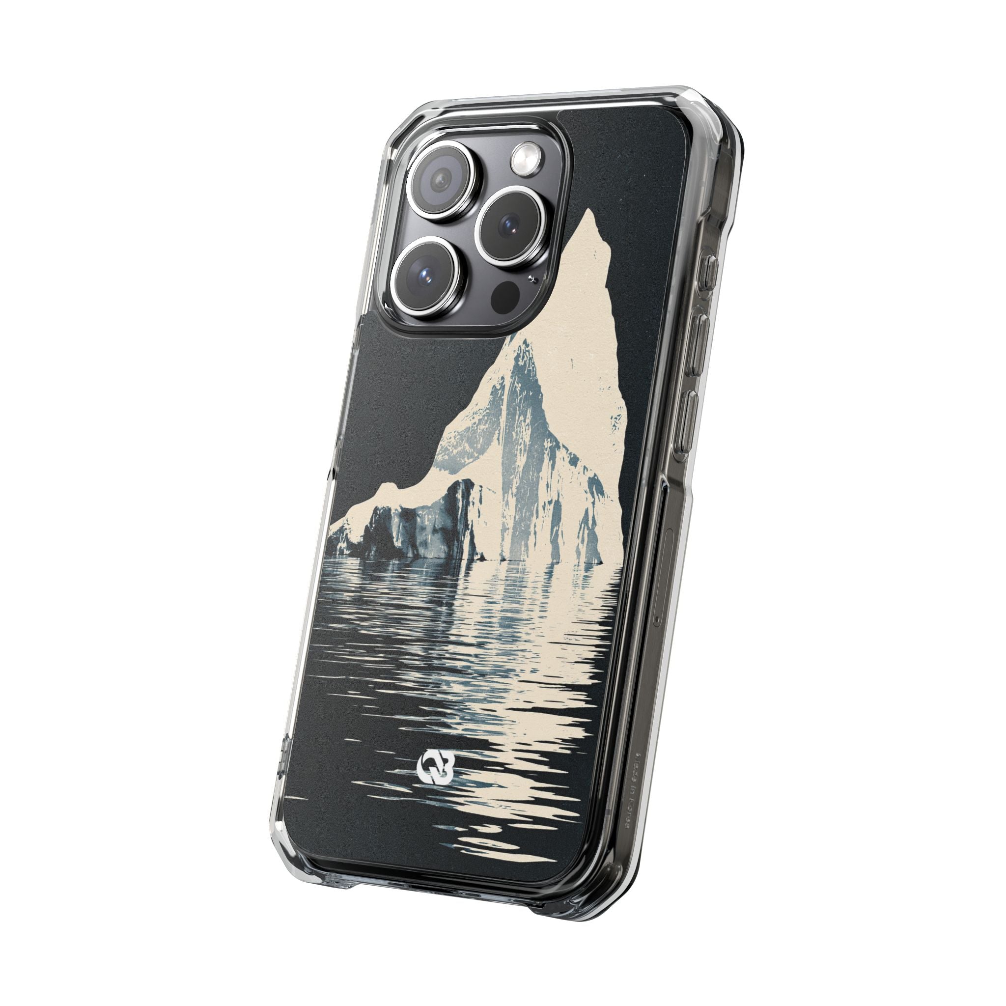 Blue Impact MagSafe Phone Case for iPhone - Frozen Navy Monolith