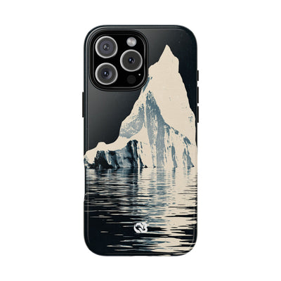 Blue Tough Phone Case for iPhone - Frozen Navy Monolith