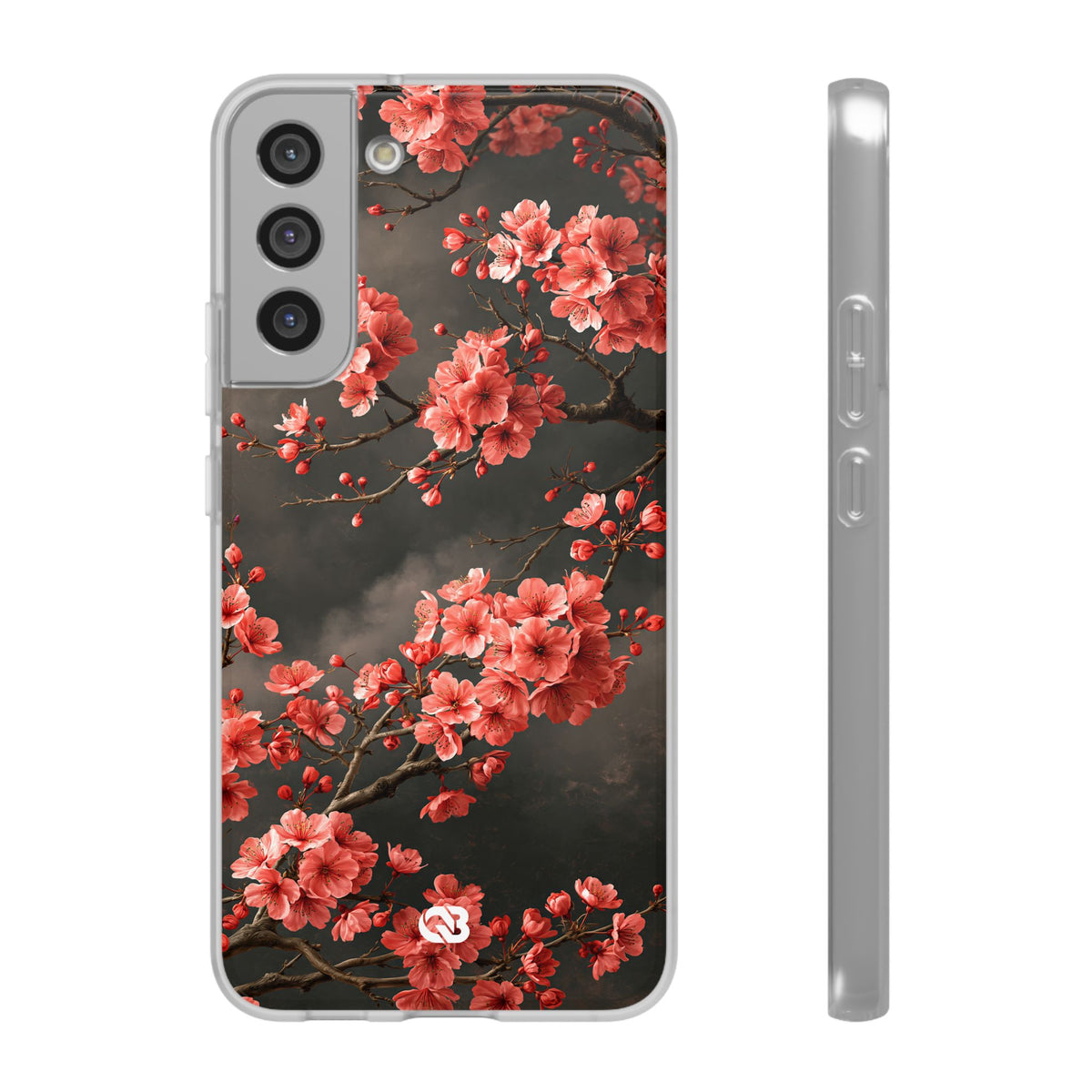 Dark Sakura Nocturne · Lite Phone Case for Samsung · Black