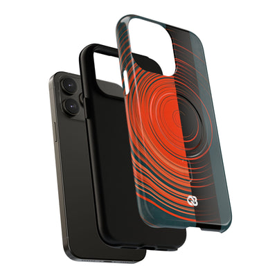Teal Tough 2.0 Magsafe Phone Case for iPhone - Burnt Slate Radial