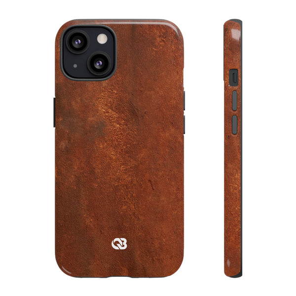 Oxidized Corten · Tough Phone Case for iPhone · Brown