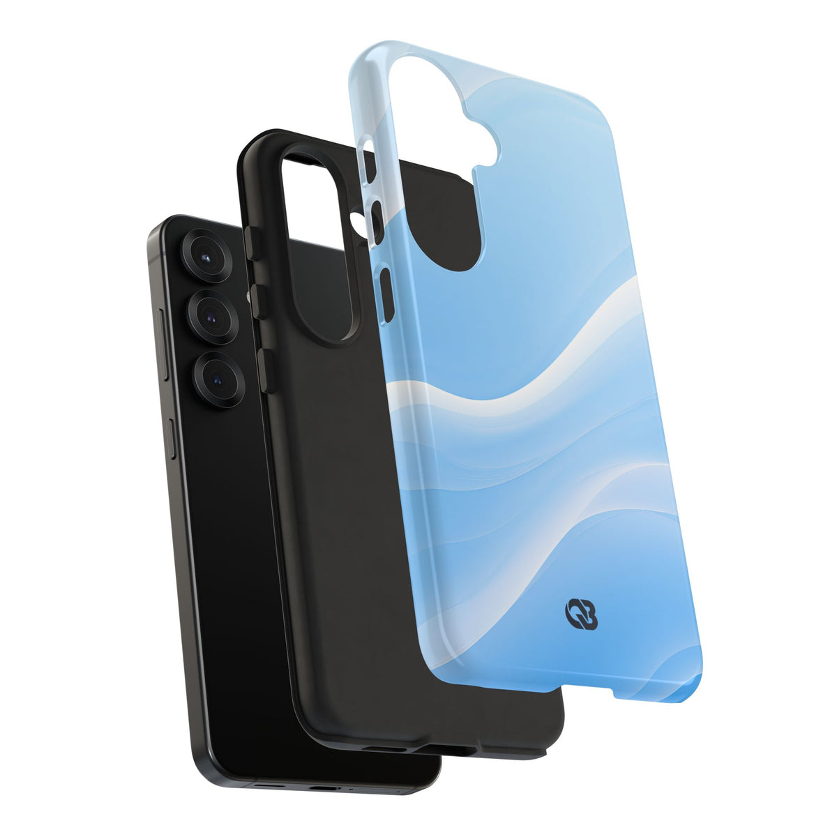 Glacial Contour Flow · Tough Phone Case for Samsung · Blue