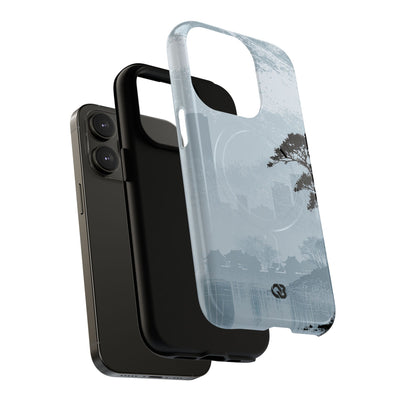 Grey Tough 2.0 Magsafe Phone Case for iPhone - Steel Slate Zen