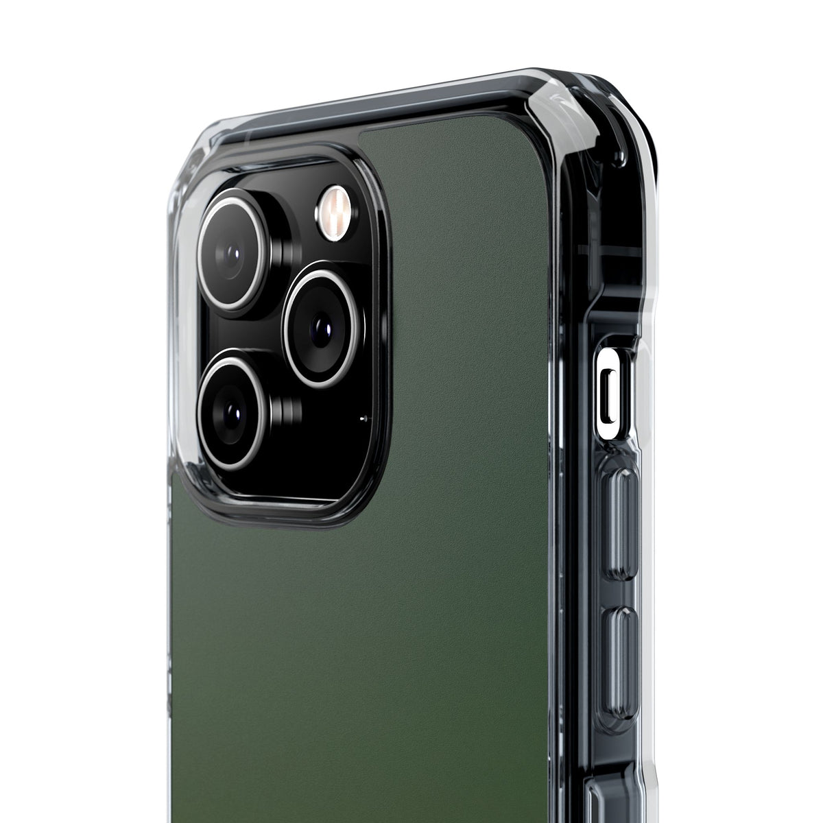 Evergreen Gradient · Clear Impact Magnetic Phone Case for iPhone ·  Green