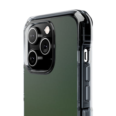Evergreen Gradient · Clear Impact Magnetic Phone Case for iPhone ·  Green