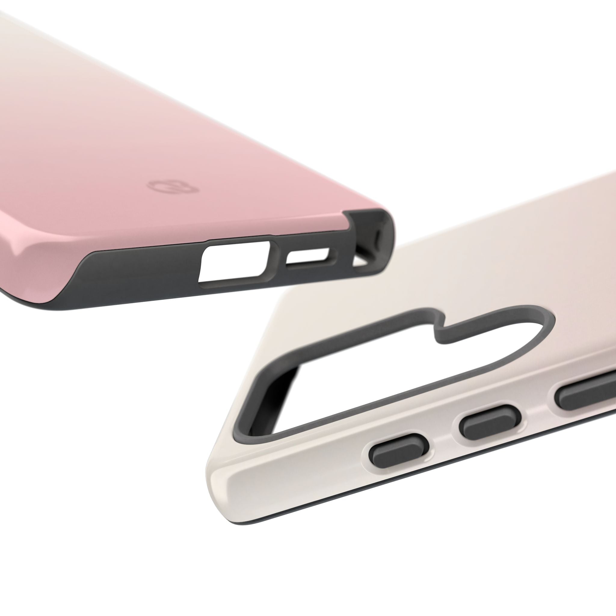 Pink Tough Phone Case for Samsung - Frosted Blush Horizon