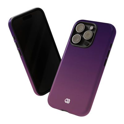 Purple Tough Phone Case for iPhone - Nocturnal Plum Fade