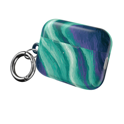 Arctic Aurora Bear · Hard Case for AirPods & AirPods Pro · Teal