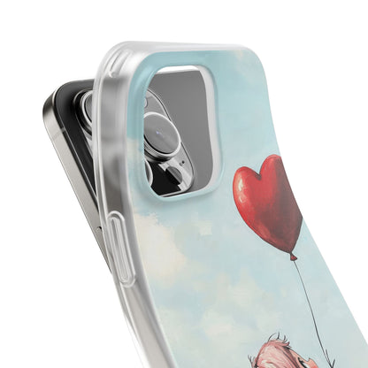 Heart Balloon Glow iPhone 16 Pro Max Case - Soft