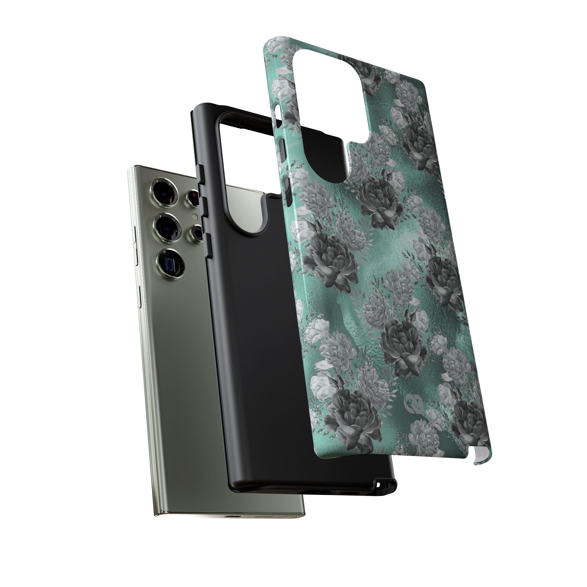 Frost Mint Floral · Tough Phone Case for Samsung