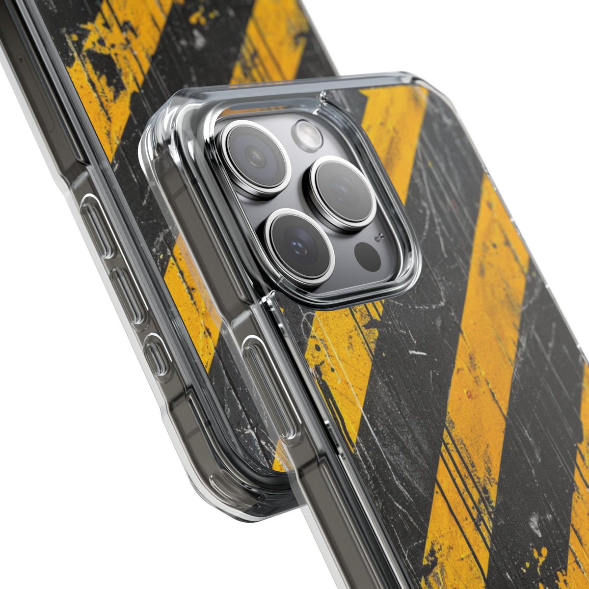 Urban Hazard Decay · Clear Impact Magnetic Phone Case for iPhone · Black