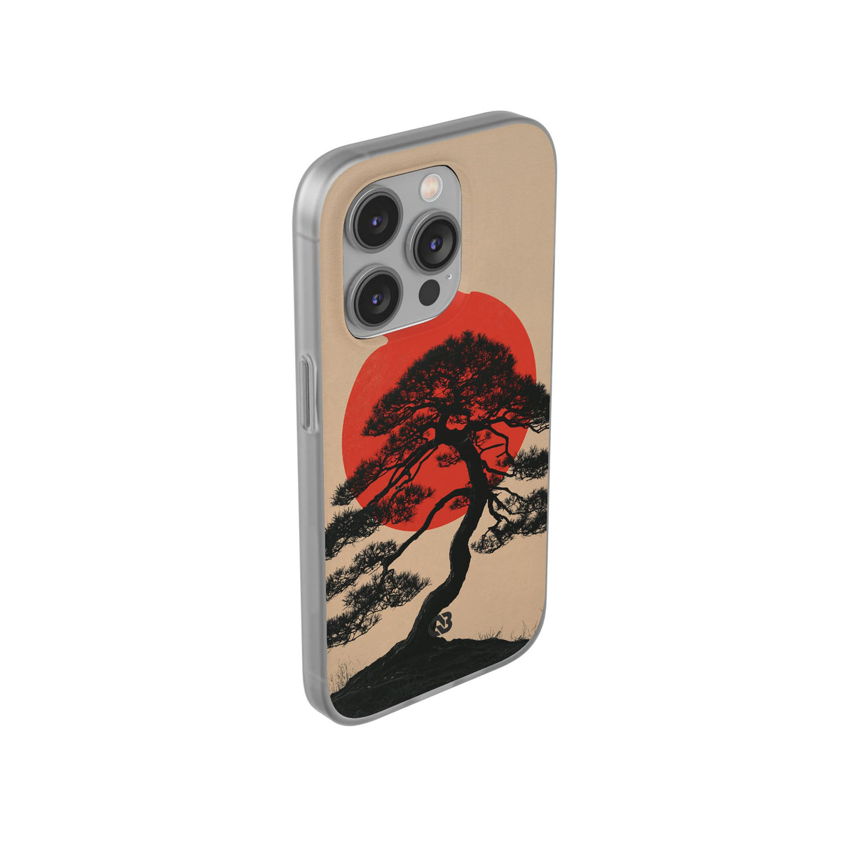 Crimson Pine Solitude · Lite Phone Case for iPhone ·  Beige